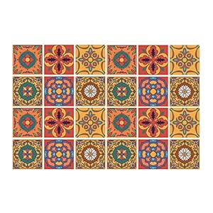 Coloray Stickers op de Tegels Tegelstickers voor Keuken 15x15cm voor Badkamer Decoratie Mozaïek-wandtegelstickers…
