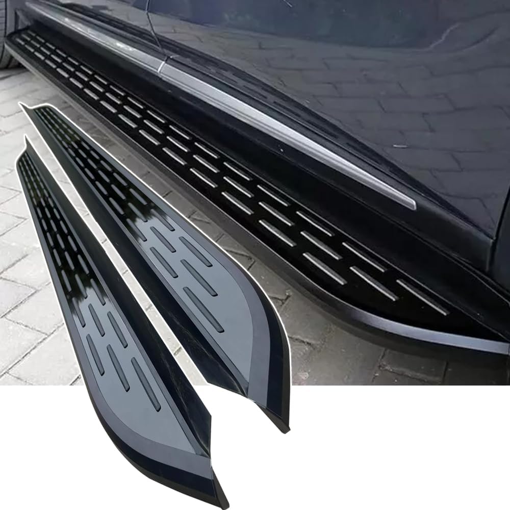 2Pcs Running Boards Step Bars Pedals Fits for Mazda CX-9 CX9 2017 2018 2019 2020 2021 2022 2023 2024 2025 Fixed Running Board Side Step （with Brackets）