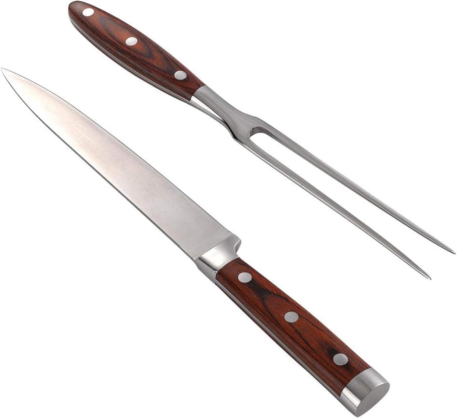 Steak Knife and Fork Cutlery Set Stainless Steel Knife and Fork Set Dinner Knife and Fork for Home Restaurant