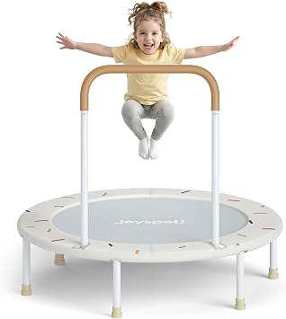 36-Inch Toddler Trampoline with Foam Handle, 3FT Foldable Mini Rebounder