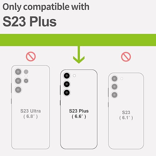 Miniatura 3 de Carveit Funda de madera para Galaxy S23 Plus 2023 madera natural y poliuretano termoplástico suave negro a prueba de golpes, funda de madera única y