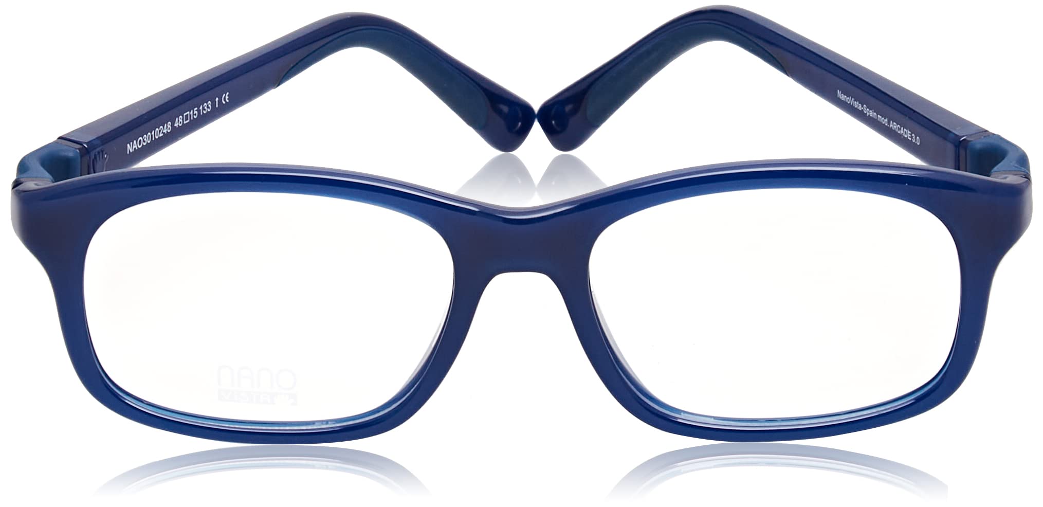 NANOVISTA Okulary Unisex dla dzieci, Kryształ morski/morski, 48