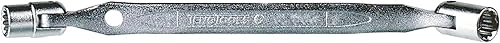 Teng Tools 651819 - Llave métrica doble flexiblegiratoria de 0.709 in x 0.748 in de 12 puntos