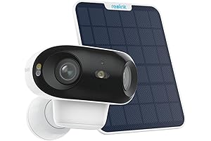 Reolink Argus 4 Plus 4K Solar Security Camera System - Wireless Outdoor...