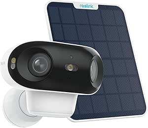 REOLINK 4K Solar Security Cameras Wireless Outdoor, 180° Blindspot-Free View, Spotlight Color Night Vision, 5G/2.4GHz Wi-Fi 6, Smart AI Detection, No Monthly Fee, Local Storage, Argus 4+6W Solar Panel asin的图片