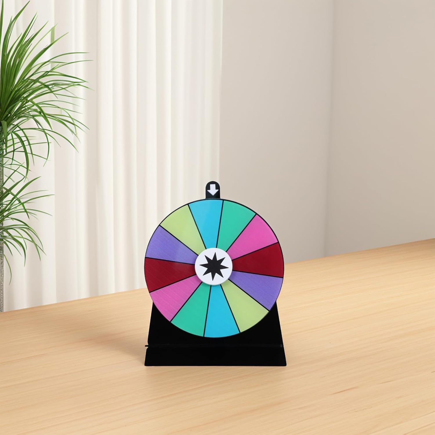 MAGICLULU Roulette Wheel Prize Game Dry Erase Acrylic Spinner for Parties Weddings Gatherings Eye Catching Prop for Interactive Fun Versatile Event Options