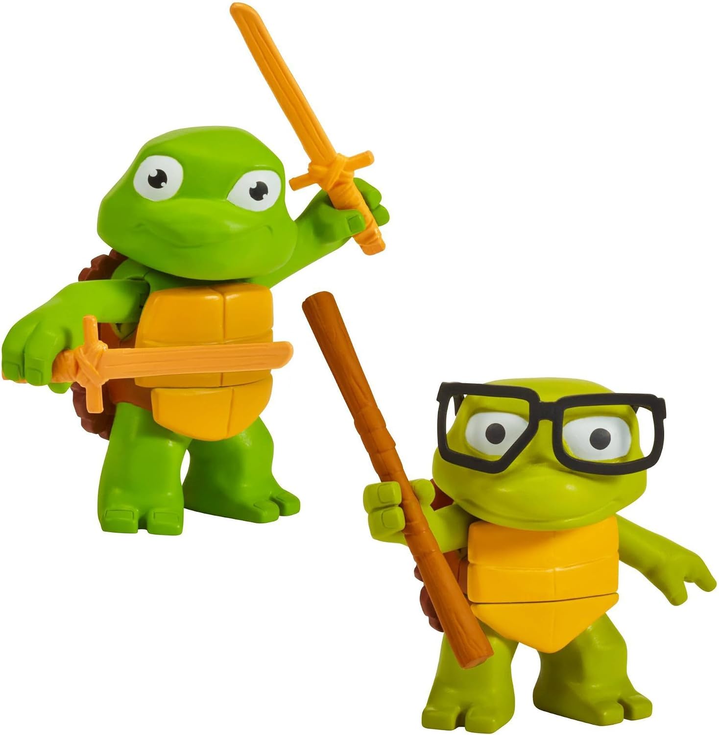 Teenage Mutant Ninja Turtles: Mutant Mayhem Turtle Tots Leo & Donnie Action Figure 2-Pack