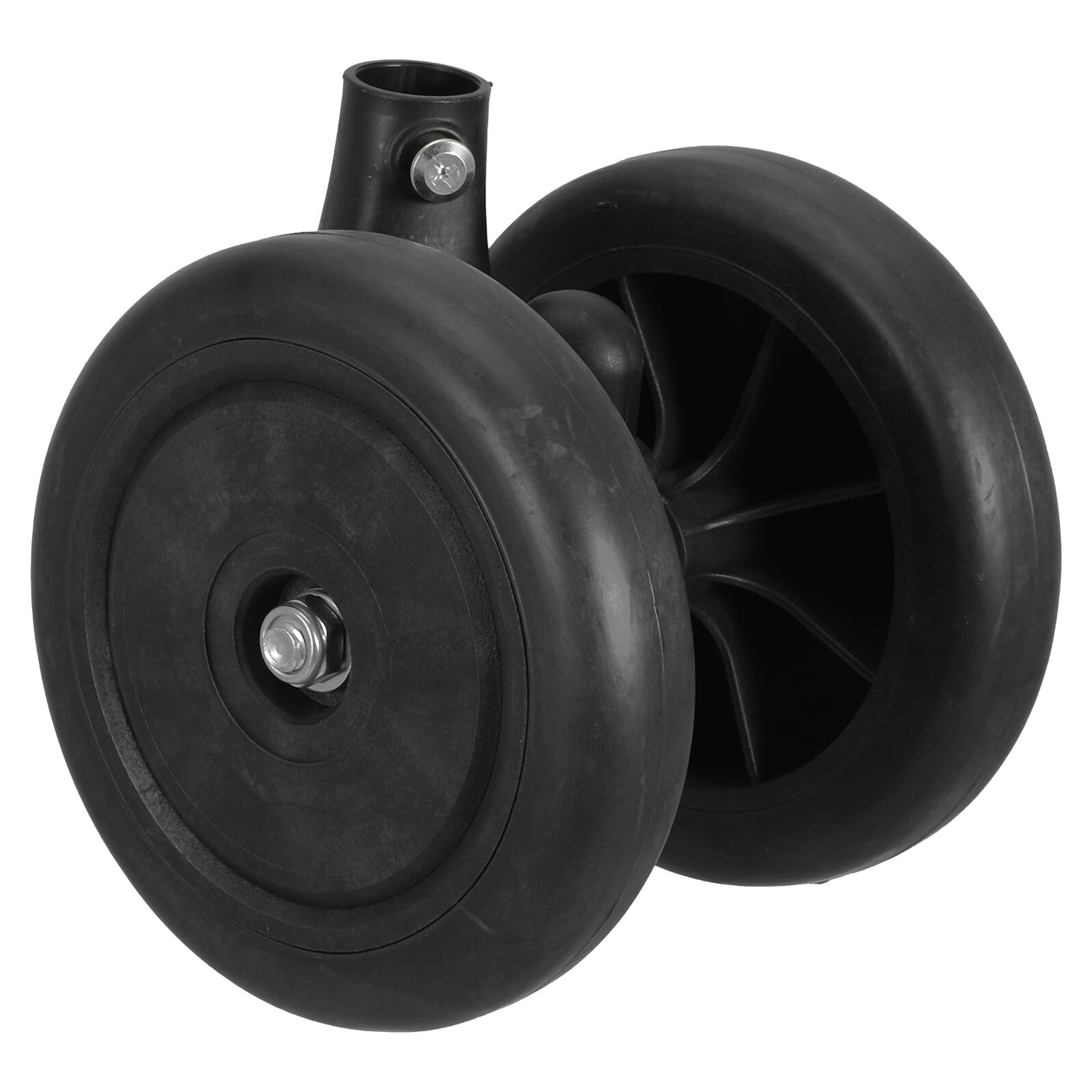 Rueda Doble de Repuesto para Andador 6, 3x4, 9' Negra