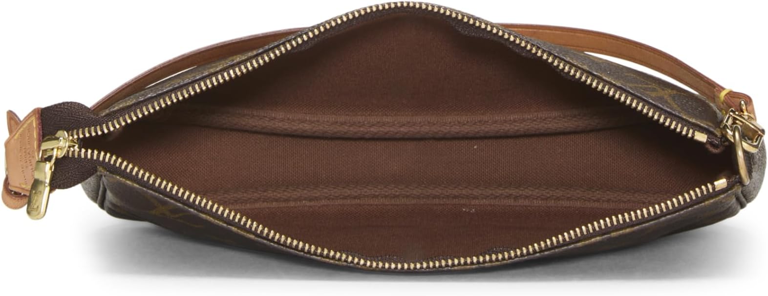 Pre-Loved Monogram Canvas Pochette Accessoires, Brown