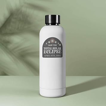 I Saw the 2024 Eclipse Sticker for Laptop, April 8 Total Solar Eclipse Decal for Hydroflask Water Bottle