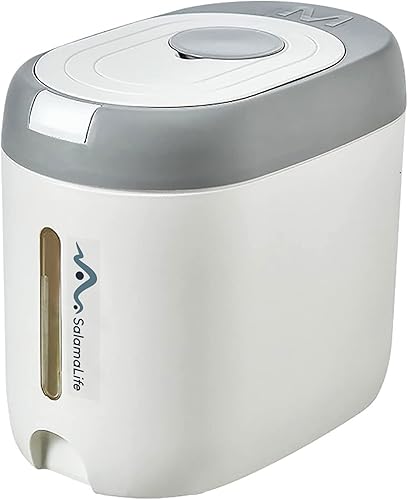 SalamaLife Recipiente hermético de plástico multiusos para almacenamiento de alimentos con tapas, organización de cocina, cubo de 22 libras, caja de