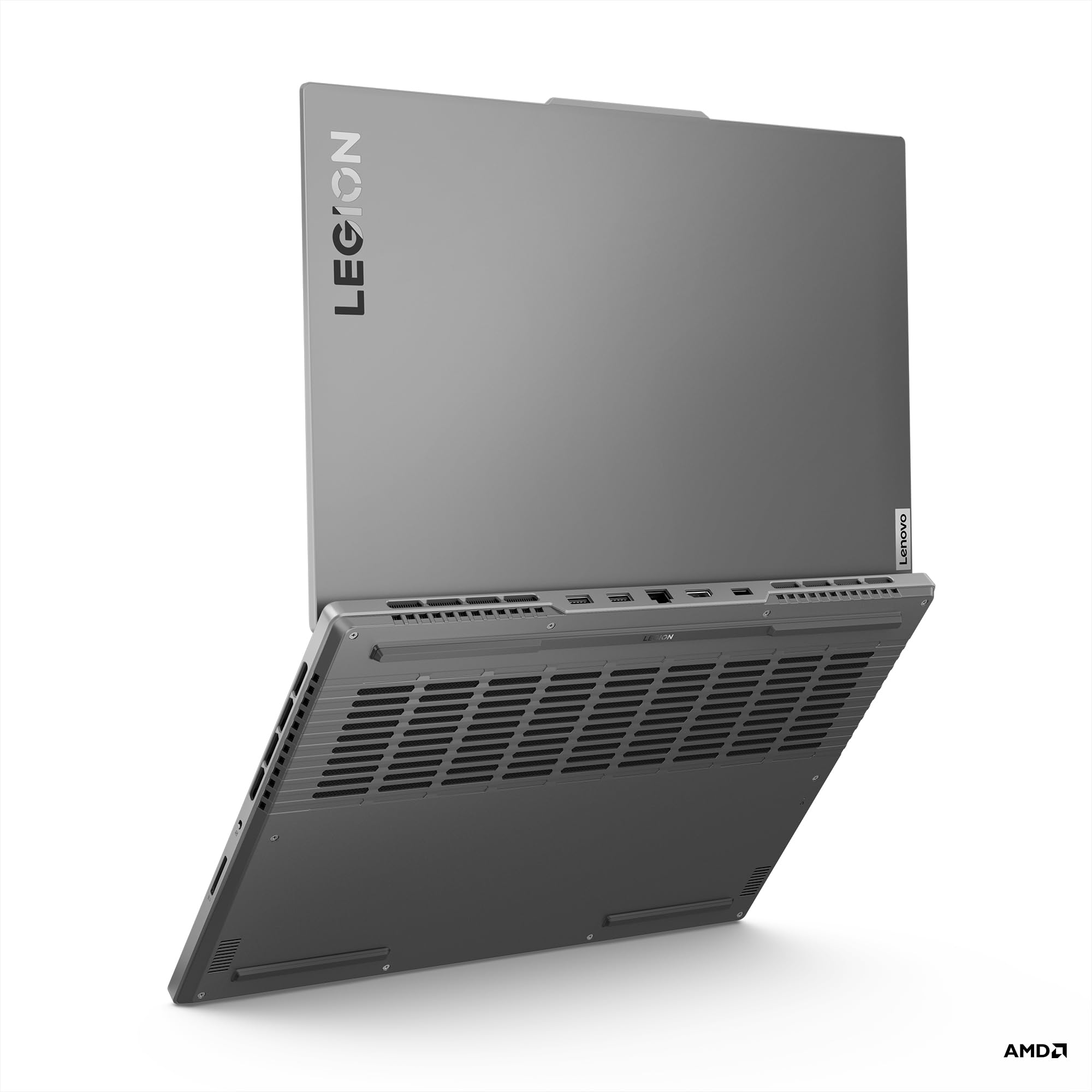 Lenovo Legion Slim 5 16ARP9 - Ordinateur Portable Gaming 16'' WQXGA 165Hz (AMD Ryzen 7 7435HS, RAM 16Go, SSD 512Go, NVIDIA RTX 4060 8Go, Windows 11 Home) Clavier rétroéclairé AZERTY - Gris