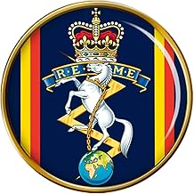 Gold Royal Electrical and Mechanical Engineers Pin Badge