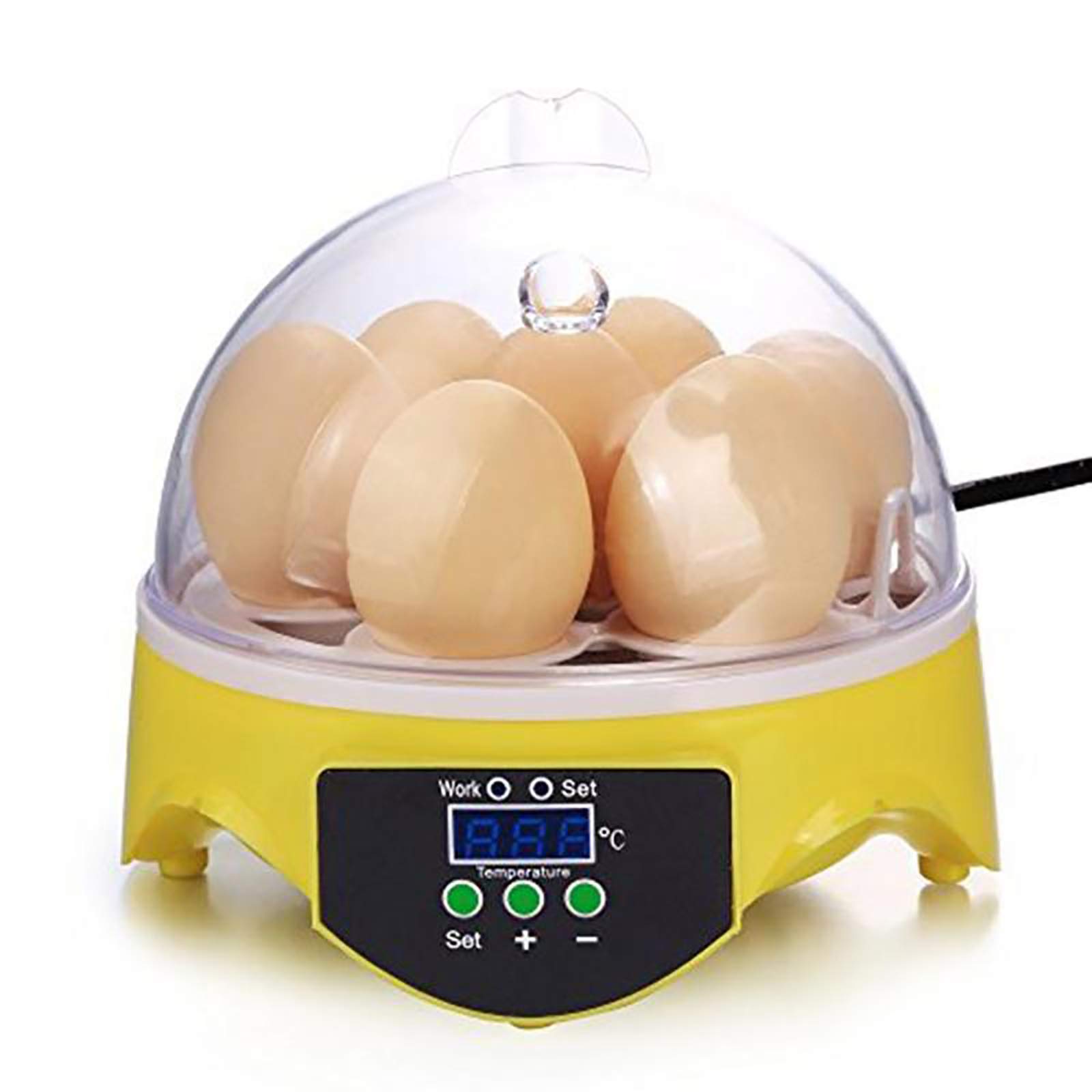 Mini incubateur à 7 œufs et couveuse de volaille digitale pour poussins et canetons