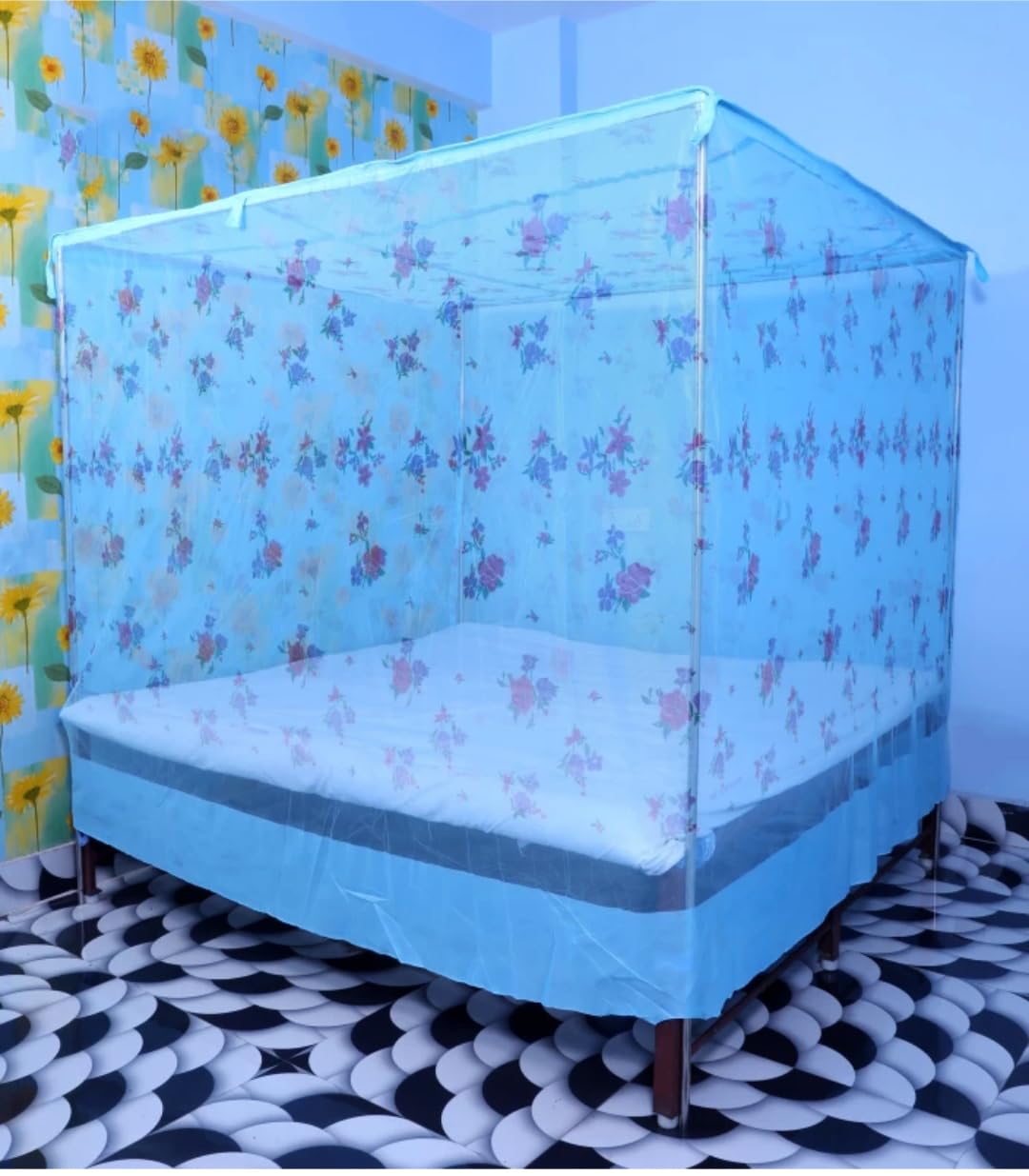 See full amazon price history chart for MEHON Craft Light Blue Polycotton Pyaragon Flowers Printed Mosquito Net for Double Bed and Queen Size Bed (6x7-Feet) Premiium Double Bed Machardani Insect Protection Net.. MEHON Craft Light Blue Polycotton Pyaragon Flowers Printed Mosquito Net for Double Bed and Queen Size Bed (6x7-Feet) Premiium Double Bed Machardani Insect Protection Net.. (B0D237VRDX) Amazon Price History, Amazon Price Tracker