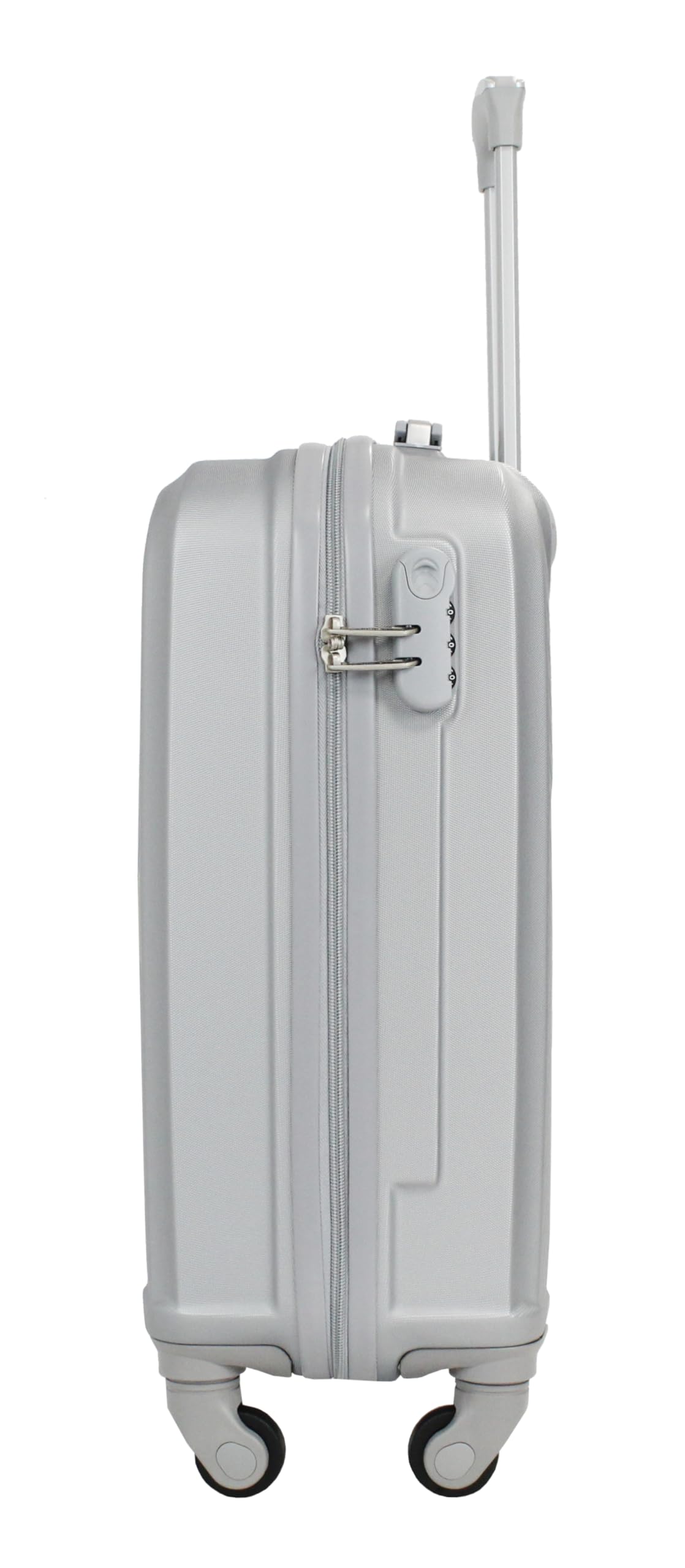 ALISTAIR "Iron Valise Cabine 55 cm - Marque Française - Garantie 2 Ans en France (Argent)