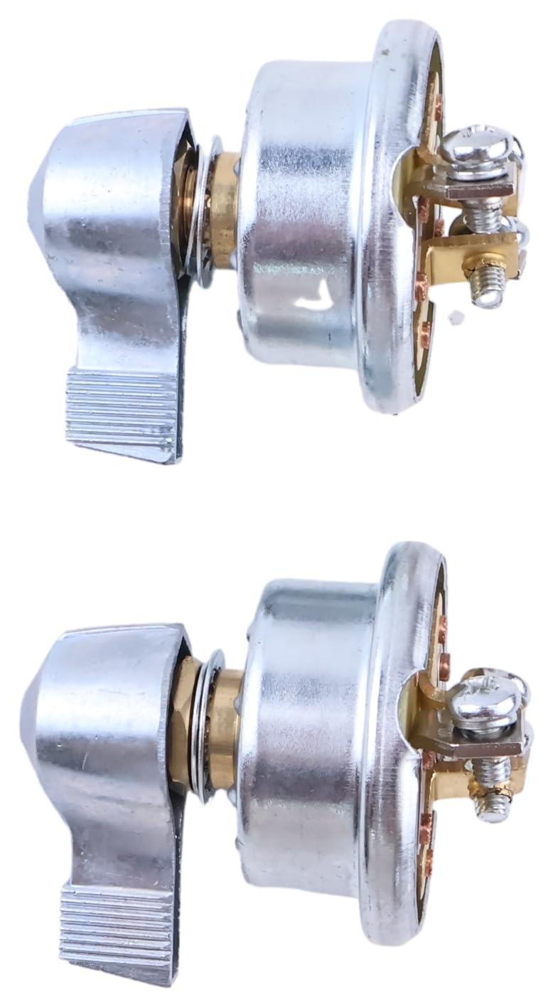2PCS 12V 50 Amp 3Position Reversing Levered Rotary Switches JP-10076 75712-04 75712-04BX 52-800P Compatible with Heavy Duty Tarp Winch Motor 12V DC Dump Truck SW710 Cole Hersee 75712-04BP
