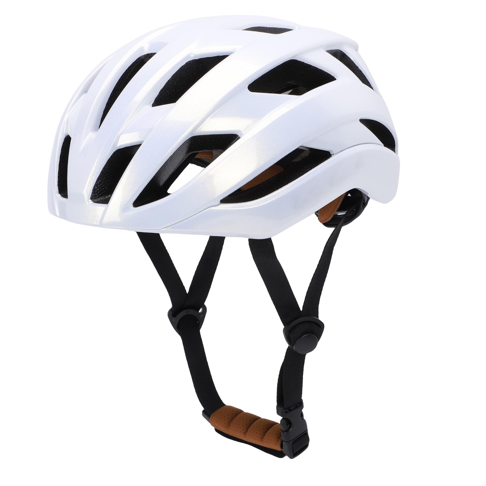 Casco de Bicicleta de Carretera, Ajuste Ligero y Ajustable (L)