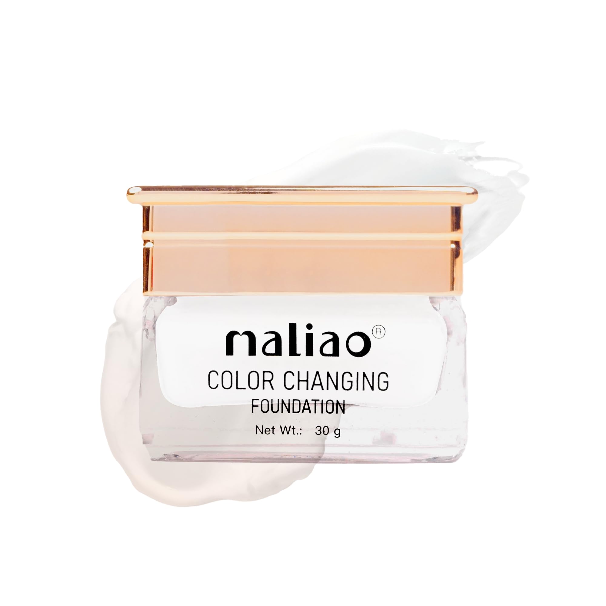 Maliao Lotion Color Changing Foundation | Flawless Coverage | Skin Tone Adapting | Lightweight & Long-Lasting | Hydrating Formula | 30g