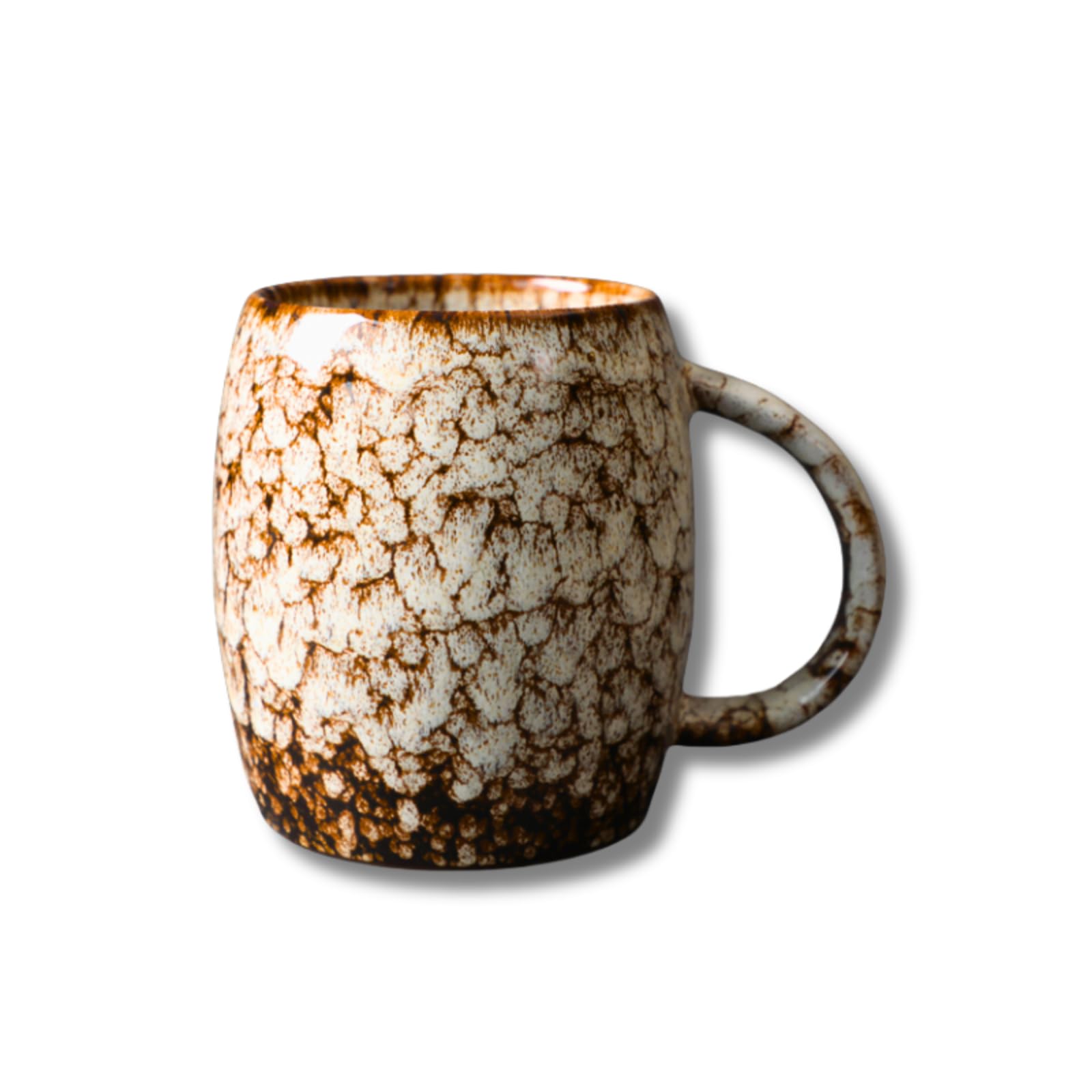 Hippo Family Ceramics 14oz Coffee Mug, Handmade Pottery Big Tea Cup for Office and Home, Microwave and Dishwasher Safe, Great For Latte, Cappuccino,