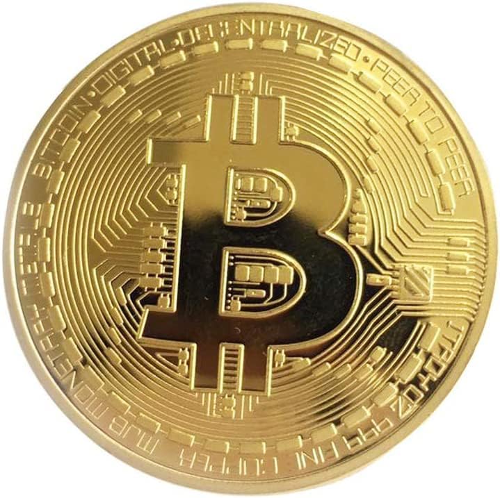 Ethereum, Bitcoin, Dogecoin, Hatıra Madeni Para Metal (Bitcoin)