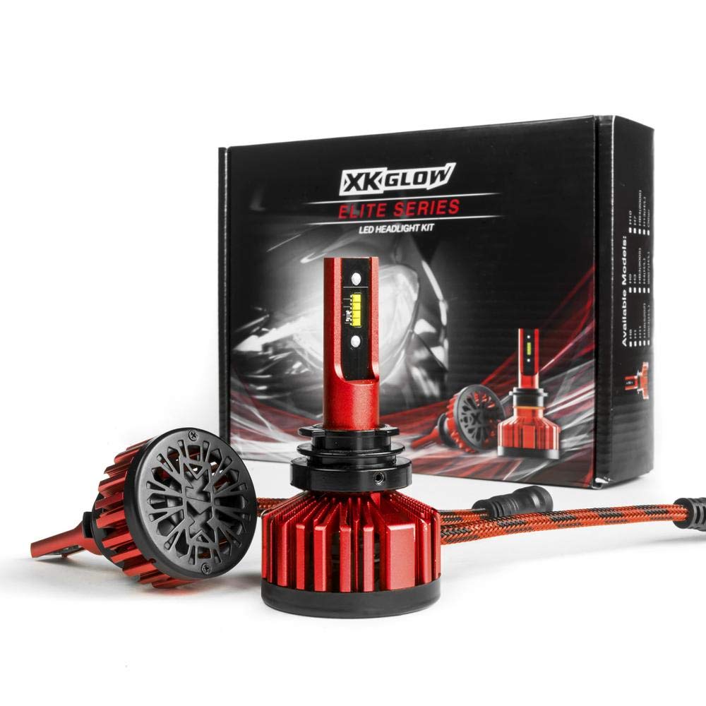 H11 / H8 / H9 ELITE Series 6000k Bright White 6,000lm LED Headlight Conversion Kit - Replacement Hea