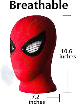 Máscara De Spider-Man Para Niño - 3D, Cómoda, Ideal Para Halloween, Carnaval, Fiestas Y Cosplay