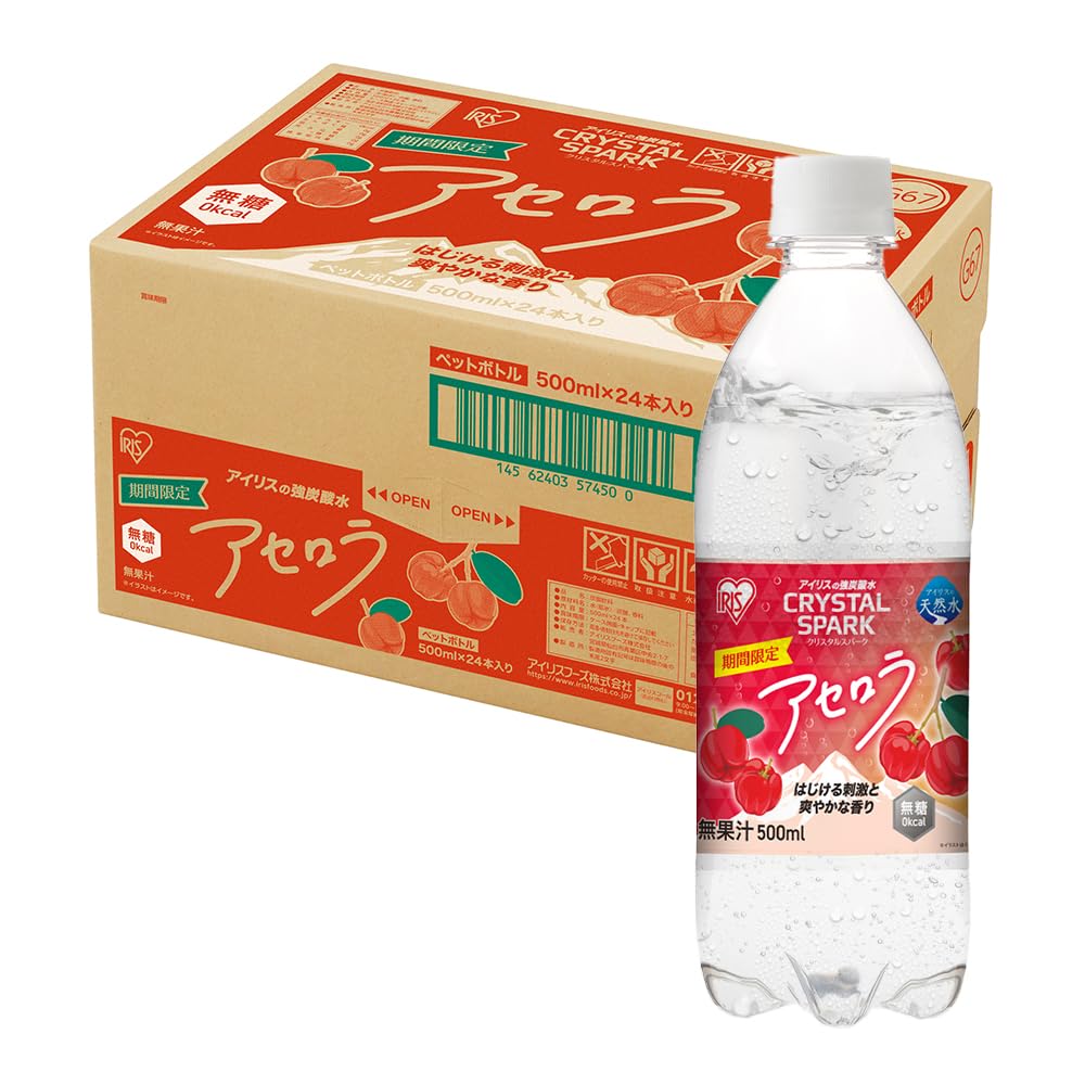 Amazon.co.jp: CRYSTAL SPARK(クリスタルスパーク) 炭酸水 500ml ×24本