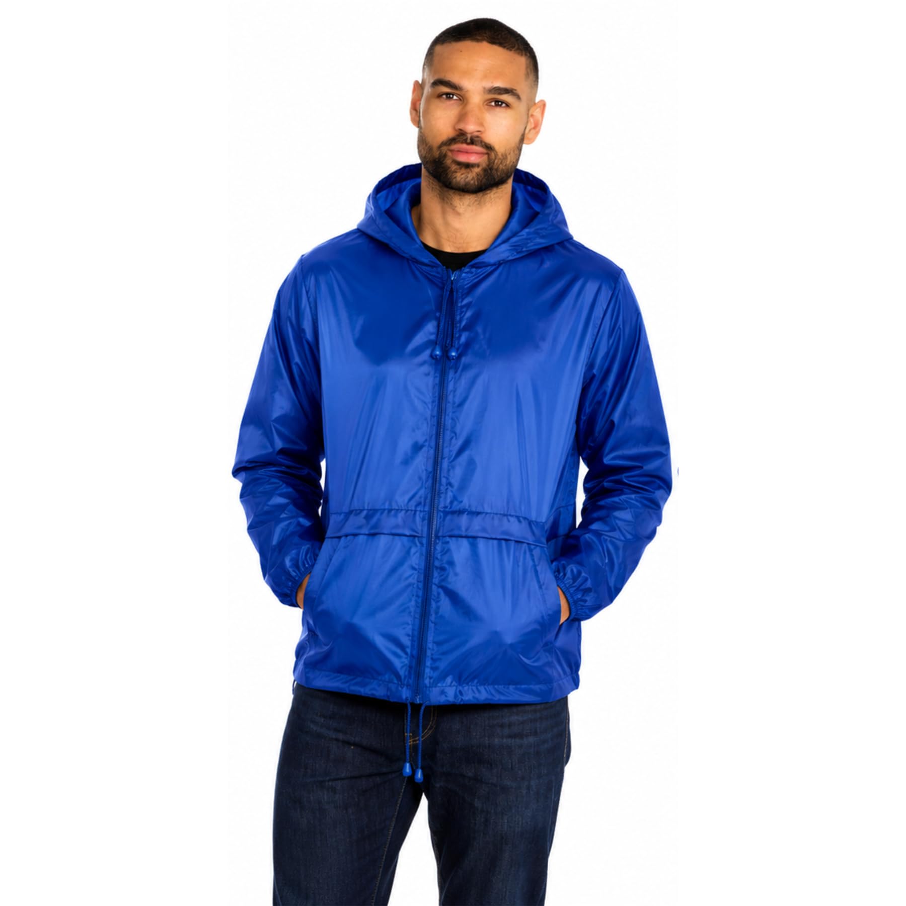 Style It Up Veste imperméable à capuche unisexe pour adulte