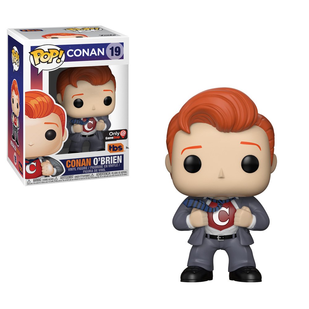 Amazon.com: Funko Pop! Conan O'Brien Going Clark Kent Super Suit