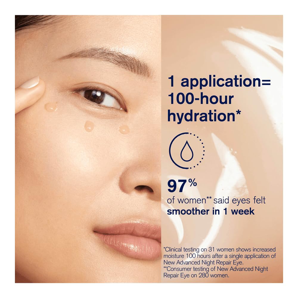 Advanced Night Repair Serum Eye Cream | Supercharged Overnight Recovery | For Dark Circles Under Eye Gel - Dermatologist Tested | Fragrance-Free Anti-Aging Eye Moisturizer Treatment | 15ml — Amazon image 2