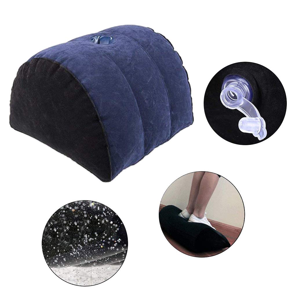 SXOVO Almohada Sexual Sofá Inflable con Bomba Manual Almohada Lumbar Muebles Sexuales para Parejas Mujeres (Hemisferio)