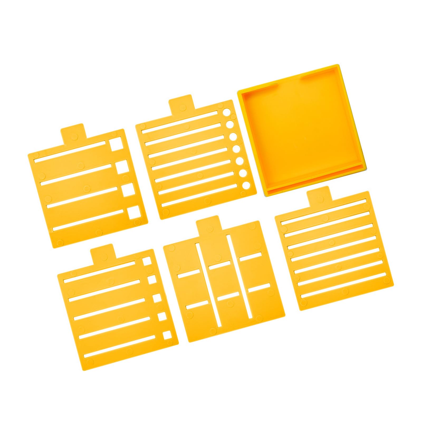 Msioytog Sticky Notes Holder Organizers Box Storage Container for Colorful Memo Pads Offices School Supplies Sticky Note Storage