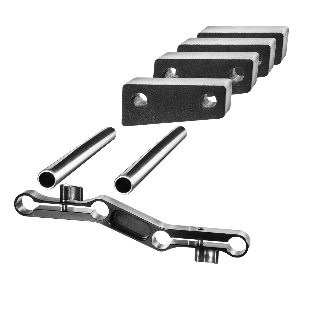 Walimex Pro Aptaris Schultermodul für System und DSLR Kamera für 15mm Rods inkl. Schulterpolster