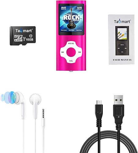 Miniatura 6 de Reproductor de MP3, reproductor de música con tarjeta micro SD de 32 GB, altavoz integradofotoreproducción de videoradio FMgrabadora de vozlector de