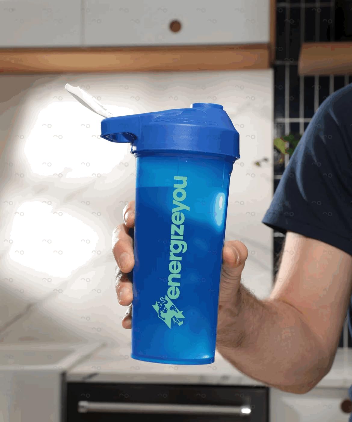 27oz Protein Shaker Bottle- Leakproof BPA-Free Gym Blender Cup With Stainless Steel Mixing Ball for Protein, Pre Workout & Creatine