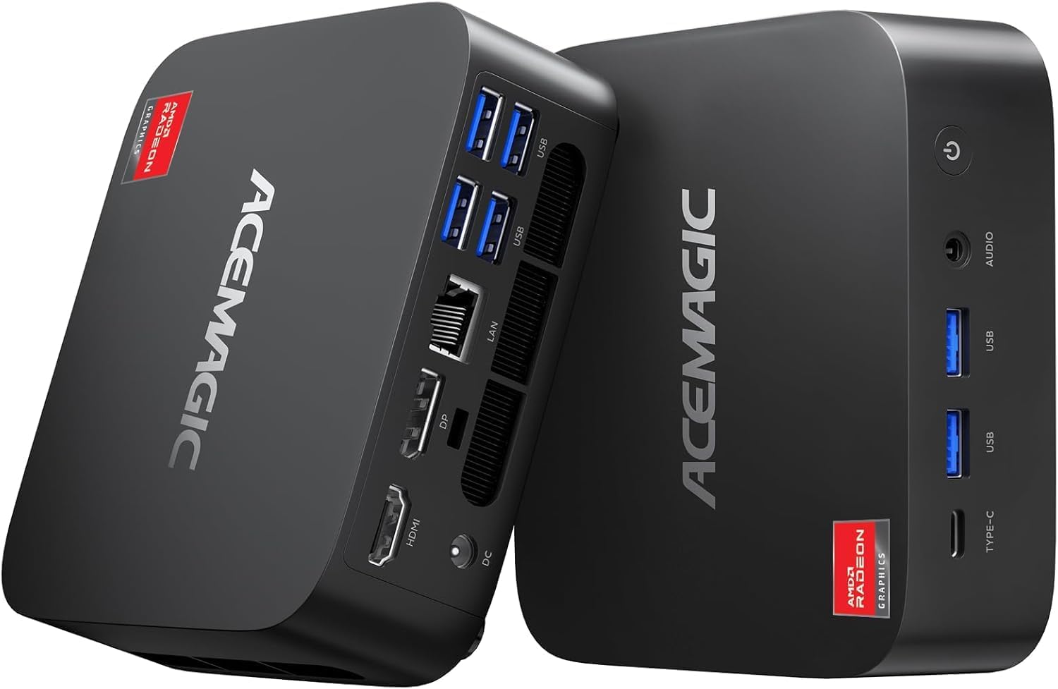ACEMAGIC Mini PC K1 Ryzen Embedded R2544 8GB DDR4 RAM 256GB Mini PC Win11 Pro(Beats 3550H/4300U/3500U/N150, Mini Computer 4K Dual Display/HDMI/WiFi/BT/LAN -Home/Office Mini Desktop PC