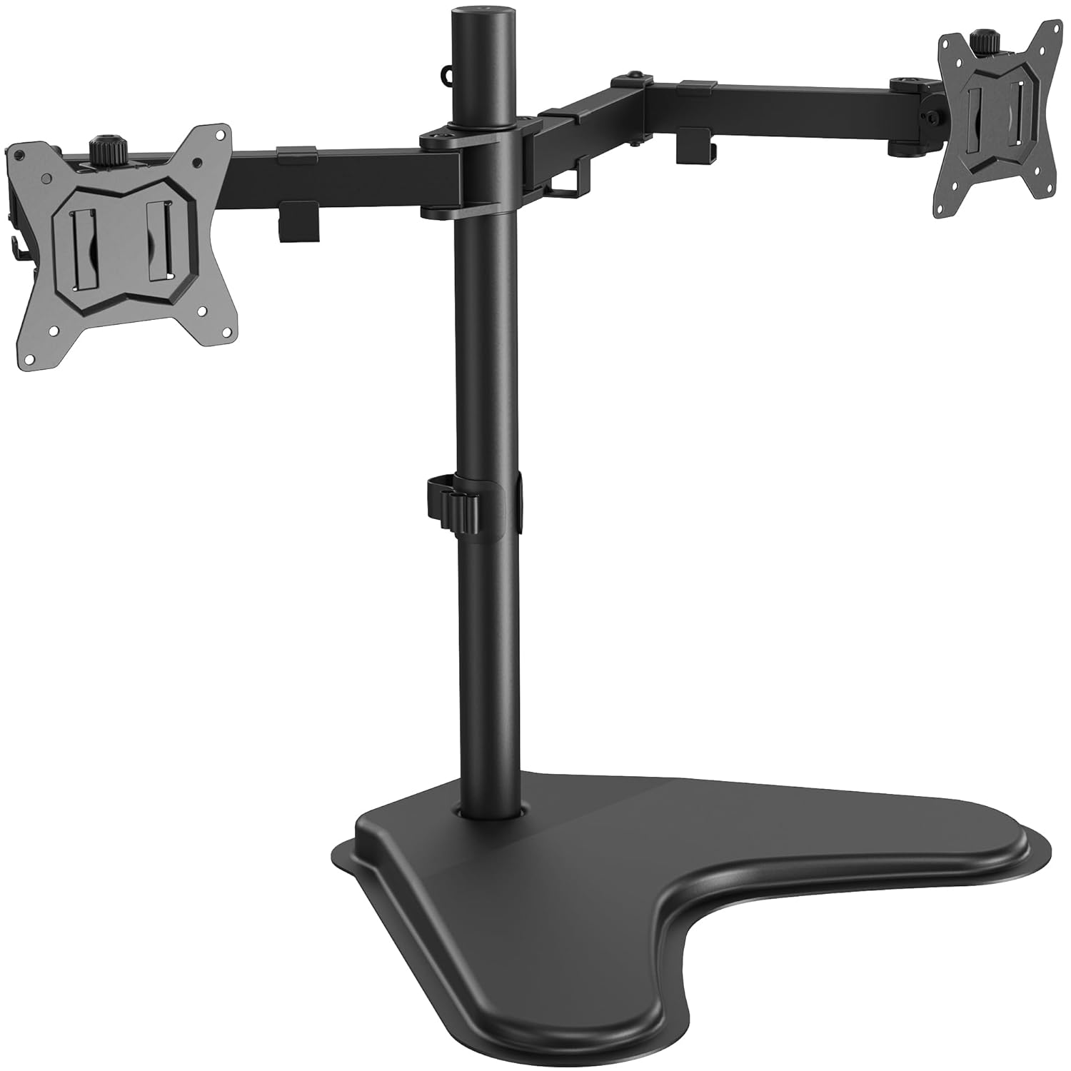 ErGear Freestanding Dual Monitor Stand for 2 Screens up to 32 inch Heavy Duty Monitor Mount Holds Max
