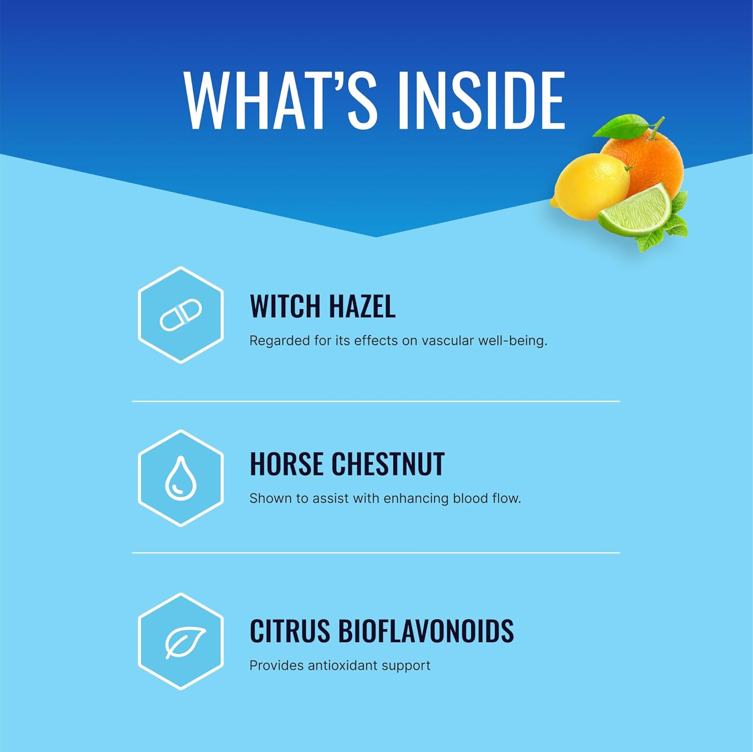 Approved Science Hemovir - Hemorrhoid Support Supplement - Witch Hazel, Horse Chestnut - 45 Capsules - 1 Bottle - Vegan