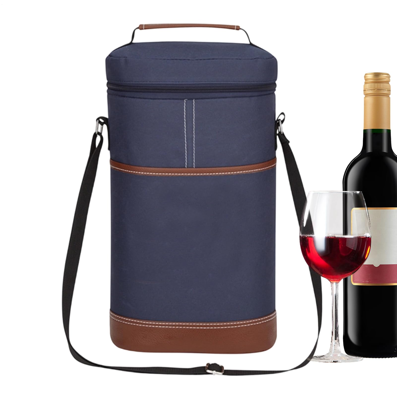 Organizador para botellas de vino portátil y compacto: sistema de almacenamiento para viaje