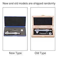 Vista 7 de Juego de micrómetros interiores, orificio de calibre de diámetro interno de 5 a 1.181 in, rango de 0.000 in de precisión + llave + anillo