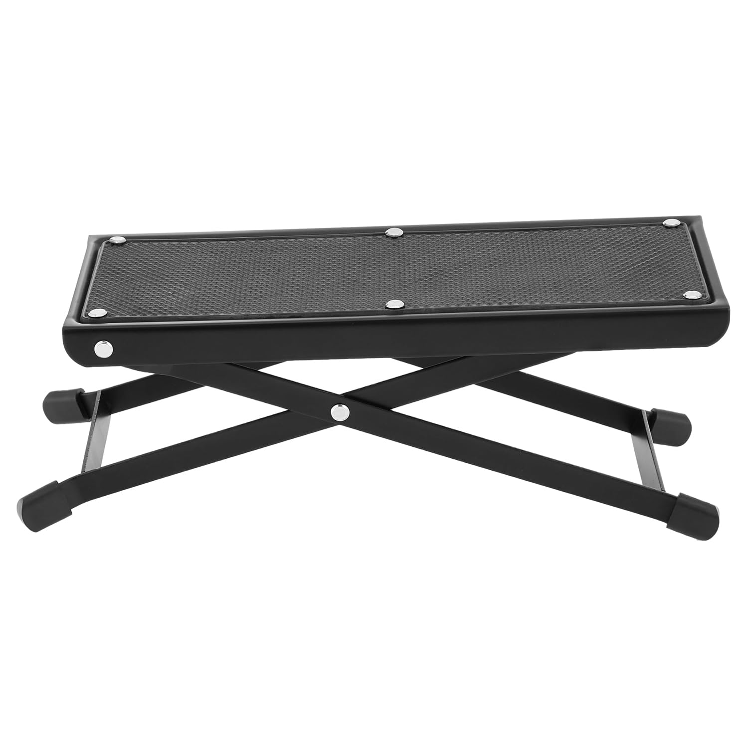 Guitar Foot Stool Height Adjustable Guitar Foot Rest Footstool Black For Acoustic, Classical Guitar