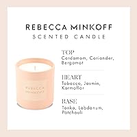 Vista 4 de Rebecca Minkoff Vela – Vela perfumada de lujo – Larga duración – Notas de cardamomo, cilantro, bergamota, tabaco, jazmín, tonka – 6.3 onzas