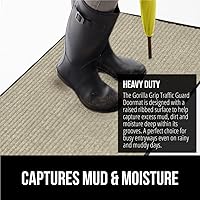 Vista 22 de Gorilla Grip - Tapete afelpado original de goma con perfil bajo, resistente, duradero, impermeable y fácil de limpiar para interior y exterior