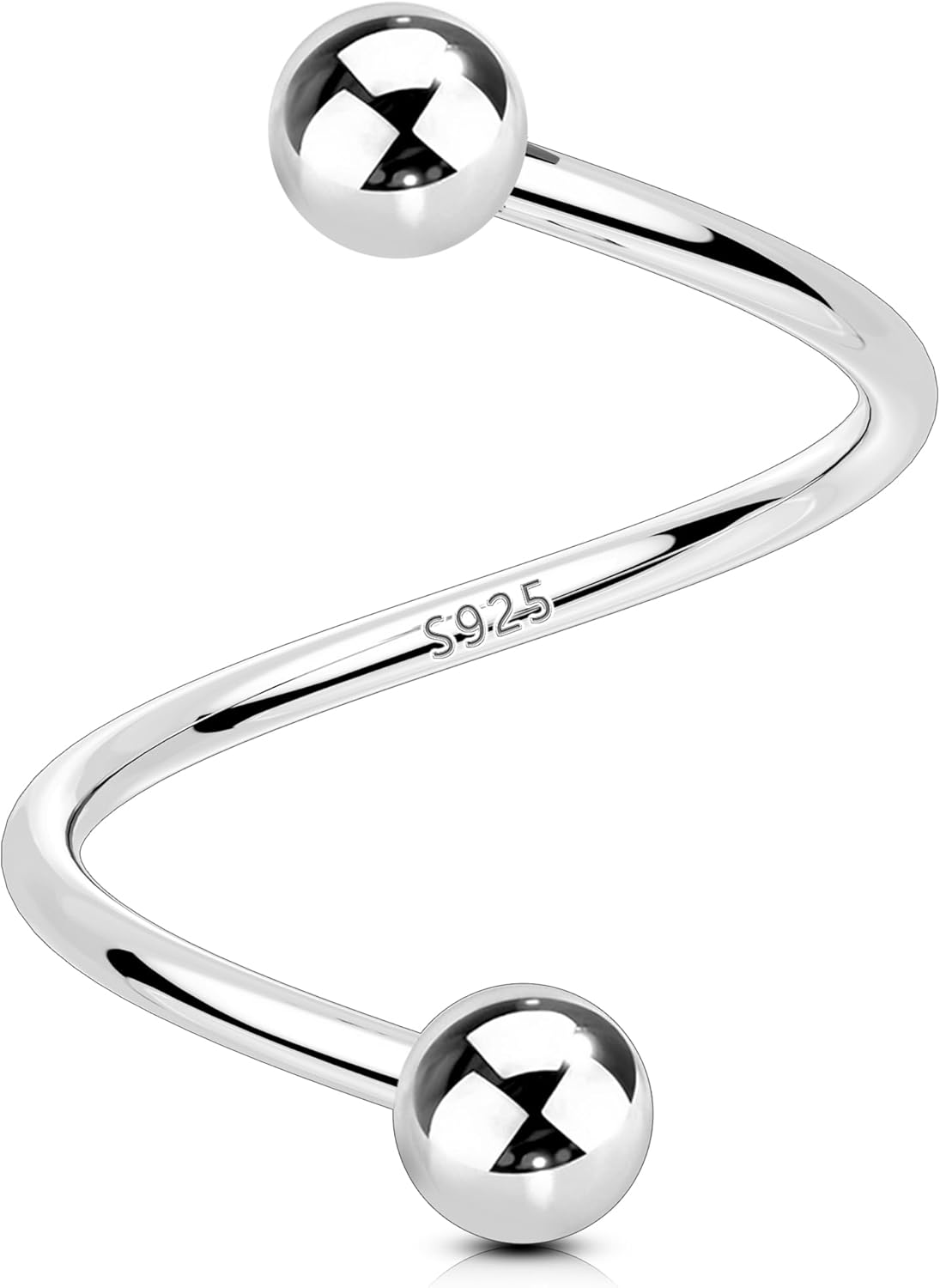 Daith Clicker Titanium Ster Piercing | Luna Juwelen