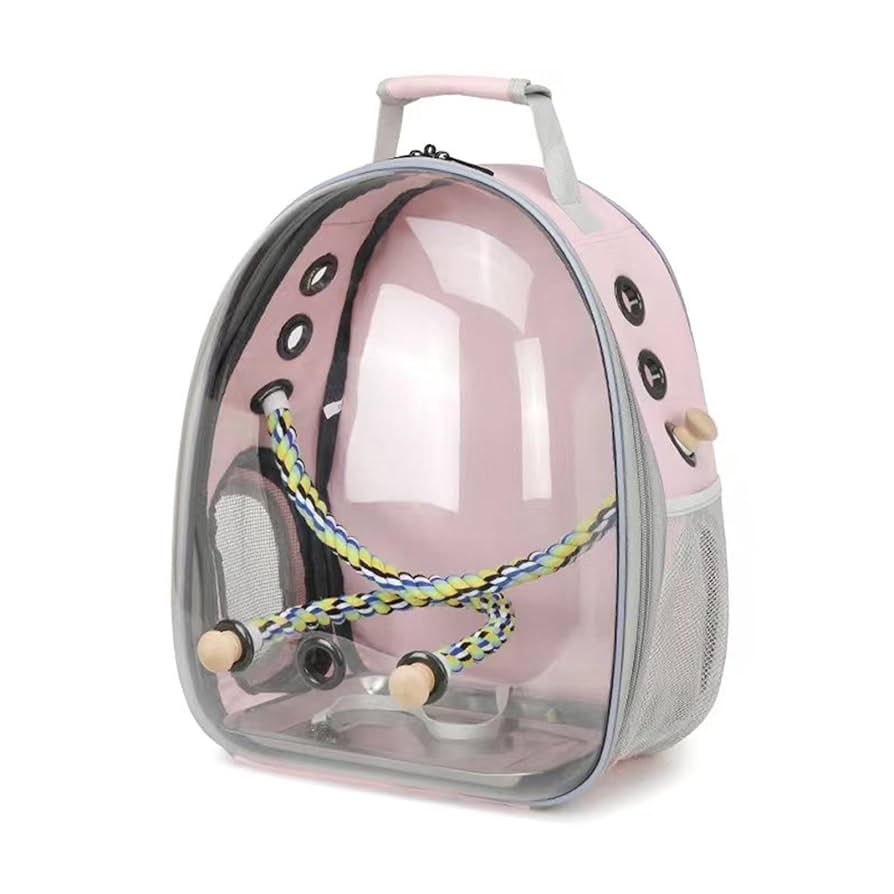 Amazon | 鳥キャリー リュック 小型鳥 インゴ 文鳥 鸚哥 立ち棒