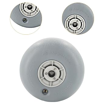 Balloon Wheels Replacement Tire Beach Cart Wheel Balloon Tire PU Material High Load Capacity 60kg Air-Filled for Outdoor Activities, As Described, 10.5 Bushing