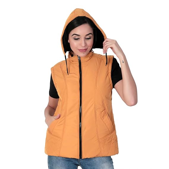 half sleeve winter jacket