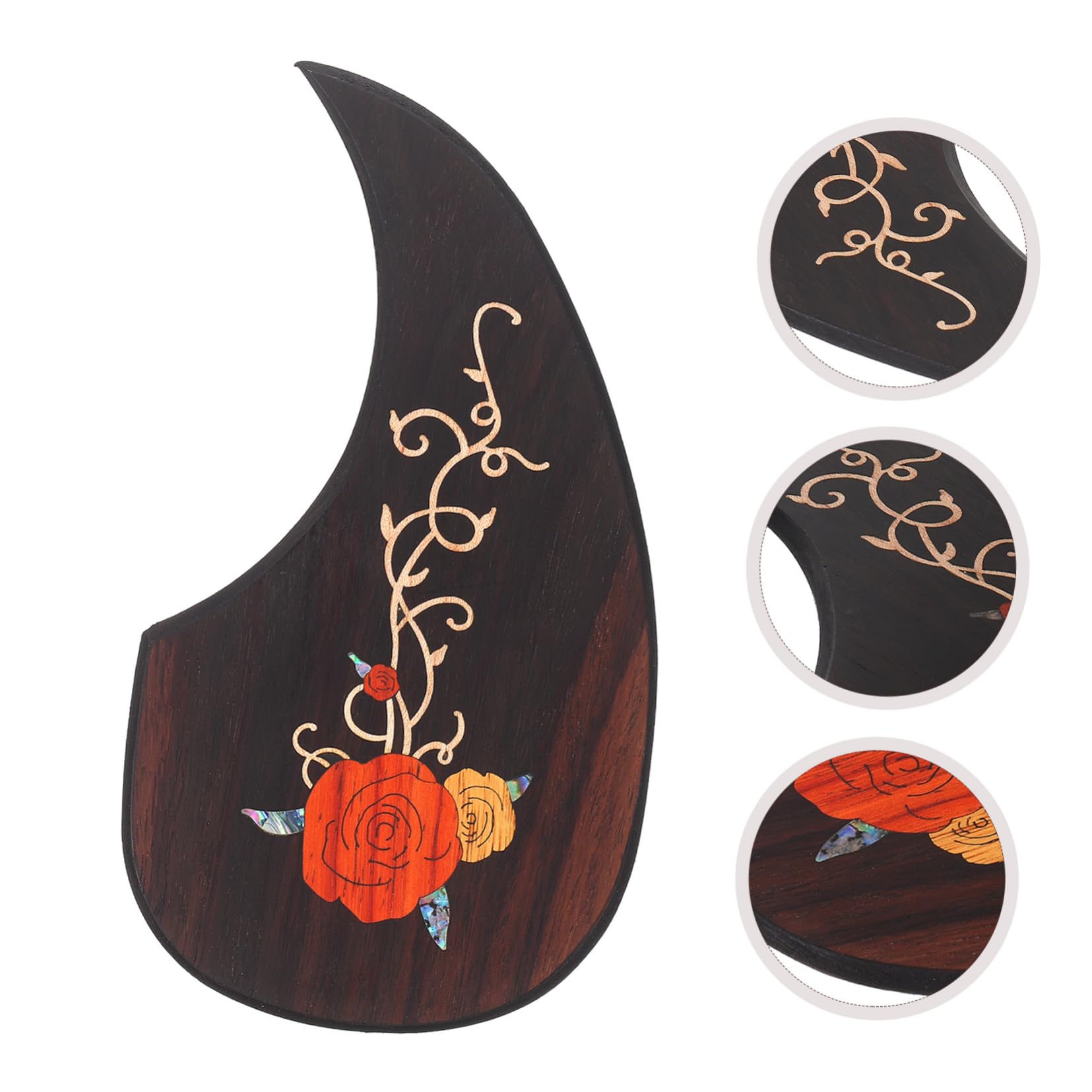 TOYANDONA 5 Uds Golpeador De Guitarra Guitarra Acústica Pegatinas Pastillas De Guitarra Rosa Pegatinas Golpeador Material Púas De Guitarra Eléctrica Accesorio De Guitarra Folk Piezas De
