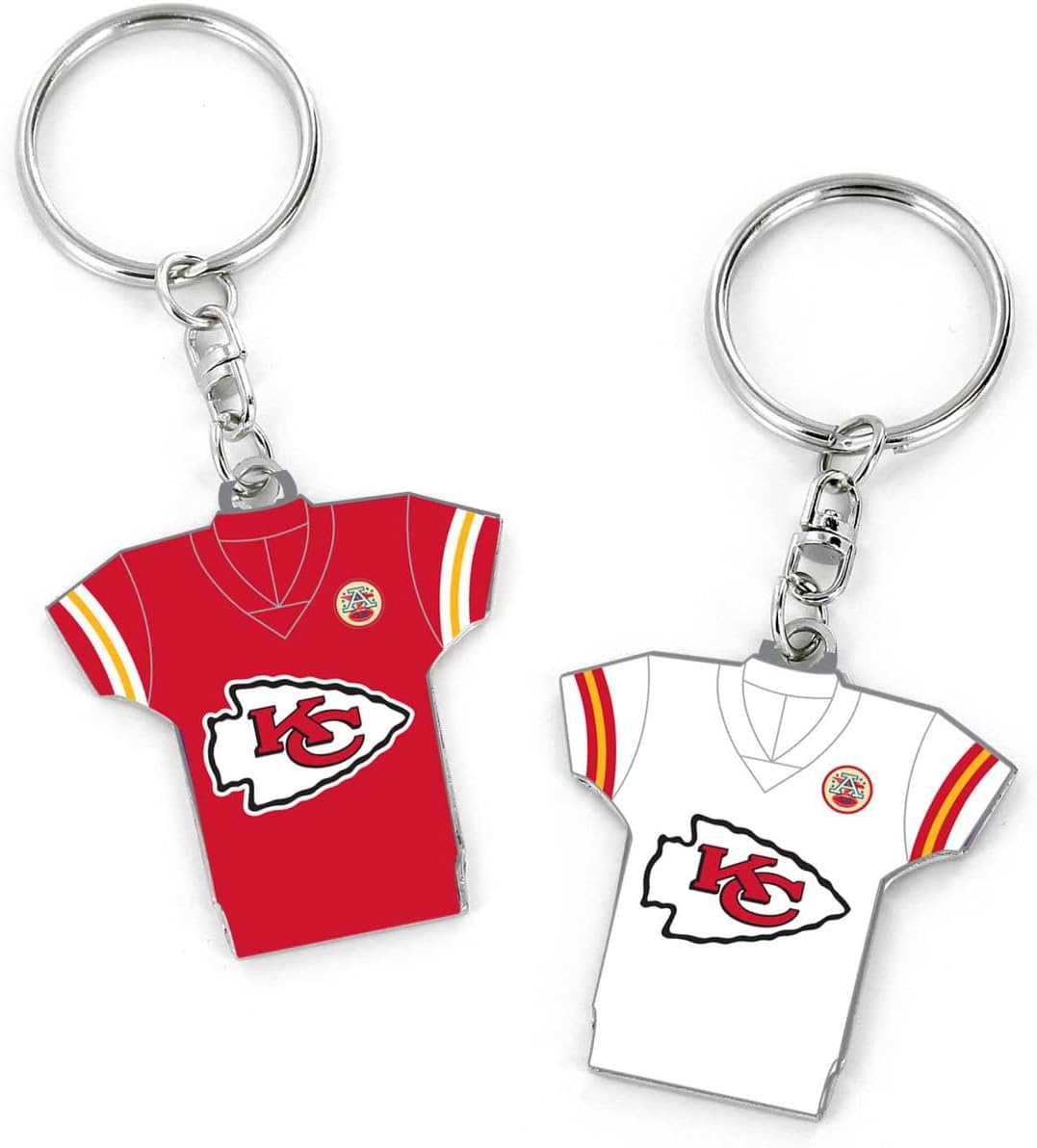 aminco NFL unisex-adult Reversible Home/Away Jersey Keychain